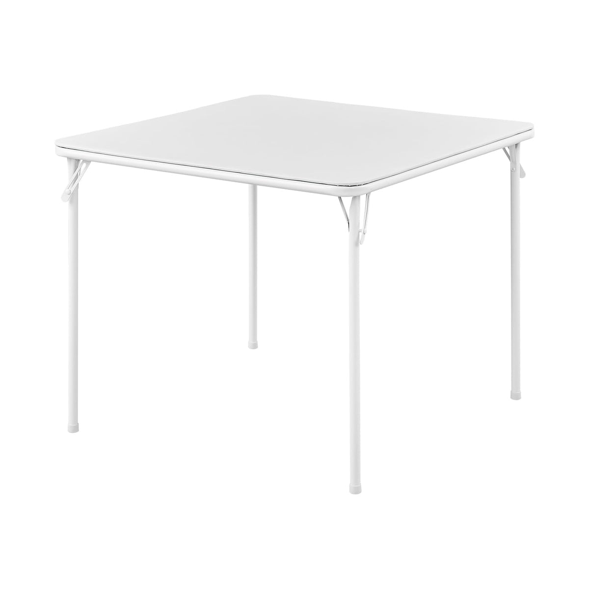 Square Folding Table with Collapsible Legs White P44457