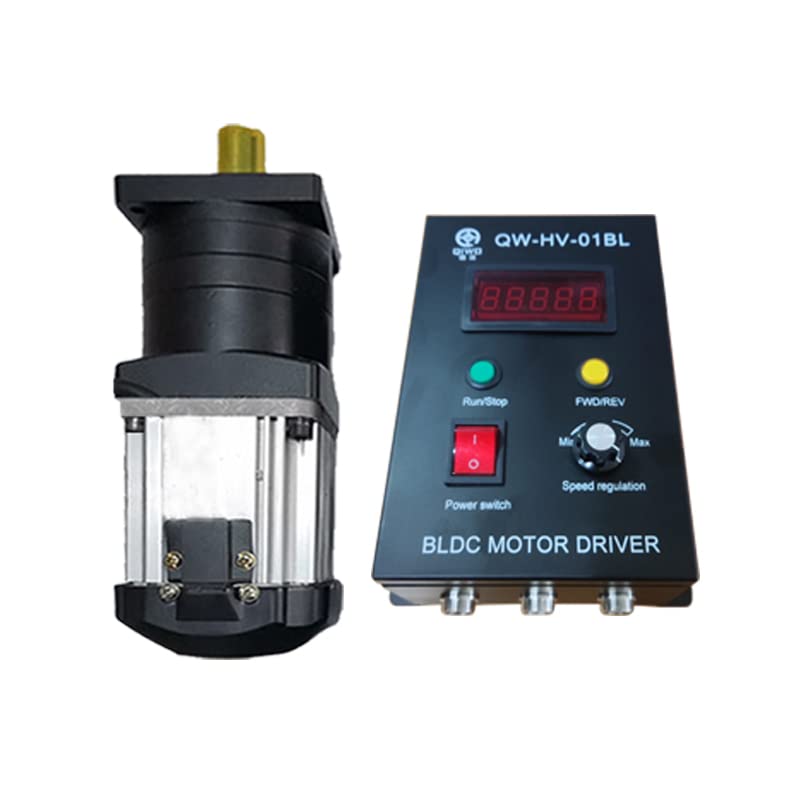650W Brushless Reduction Motor with Driver 80mm Square Planetary Gearbox Reducer 16mm Output Z4891