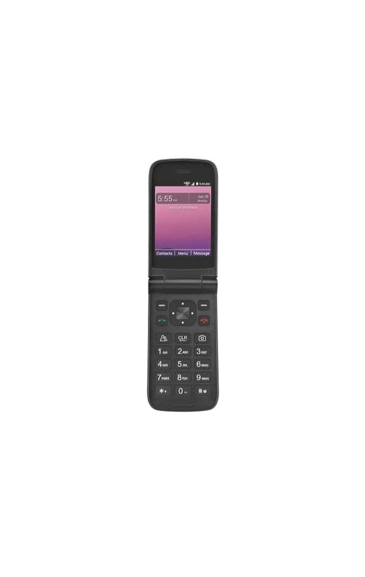 4G LTE 8GB Flip Phone Black Z19975