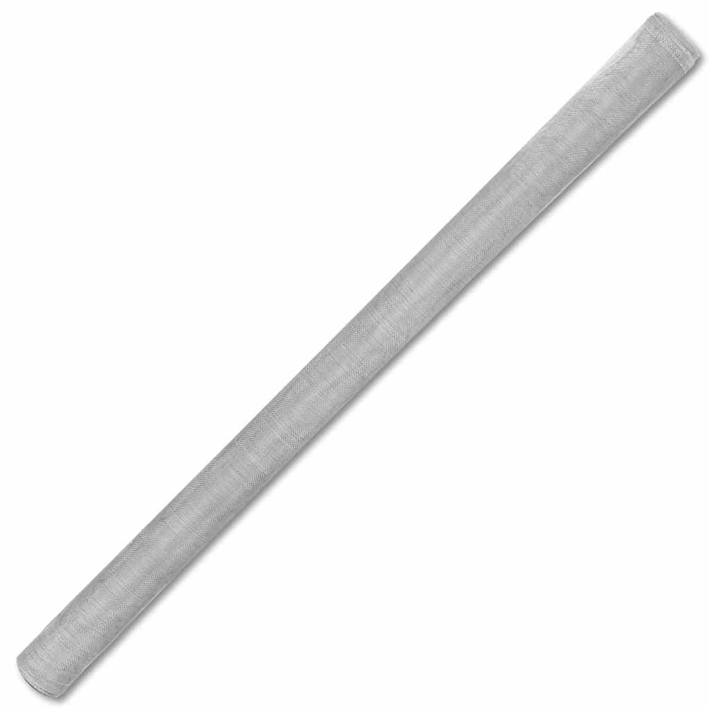 Aluminum Mesh Screen 39.4x196.9 Inches Silver H4927