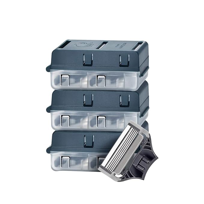 12 Count 5-Blade Razor Blade Refills J176
