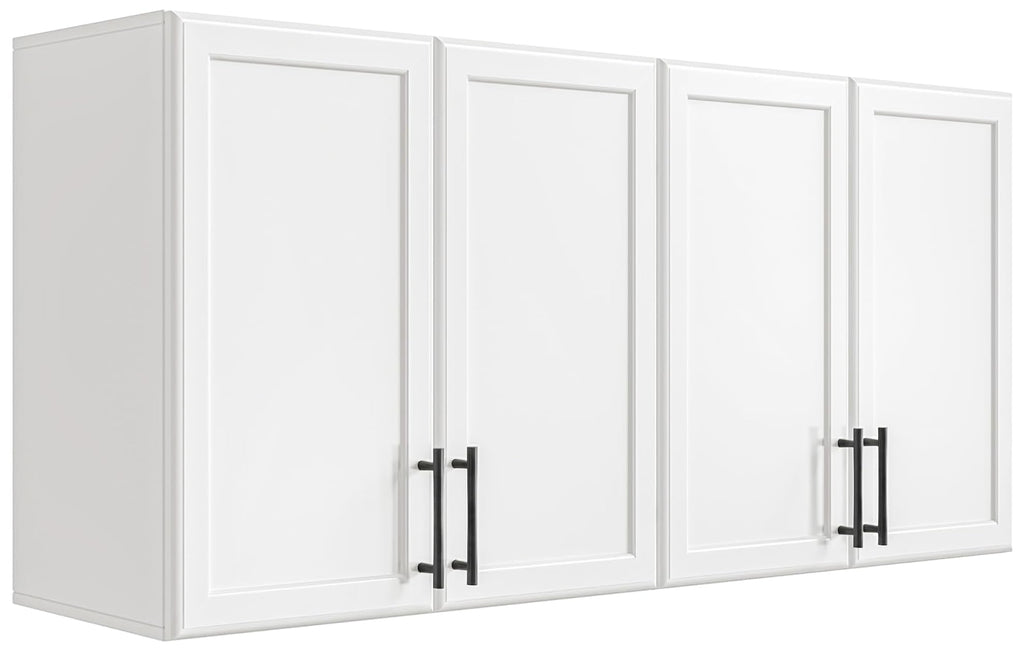47.2" W Off White Wall Mounted Cabinet with Adjustable Shelf G368