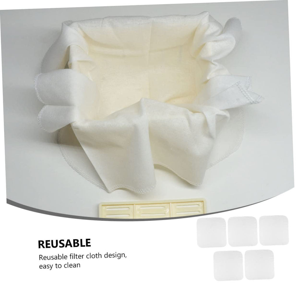 5 Piece Cotton Gauze Filter Cloth I3865