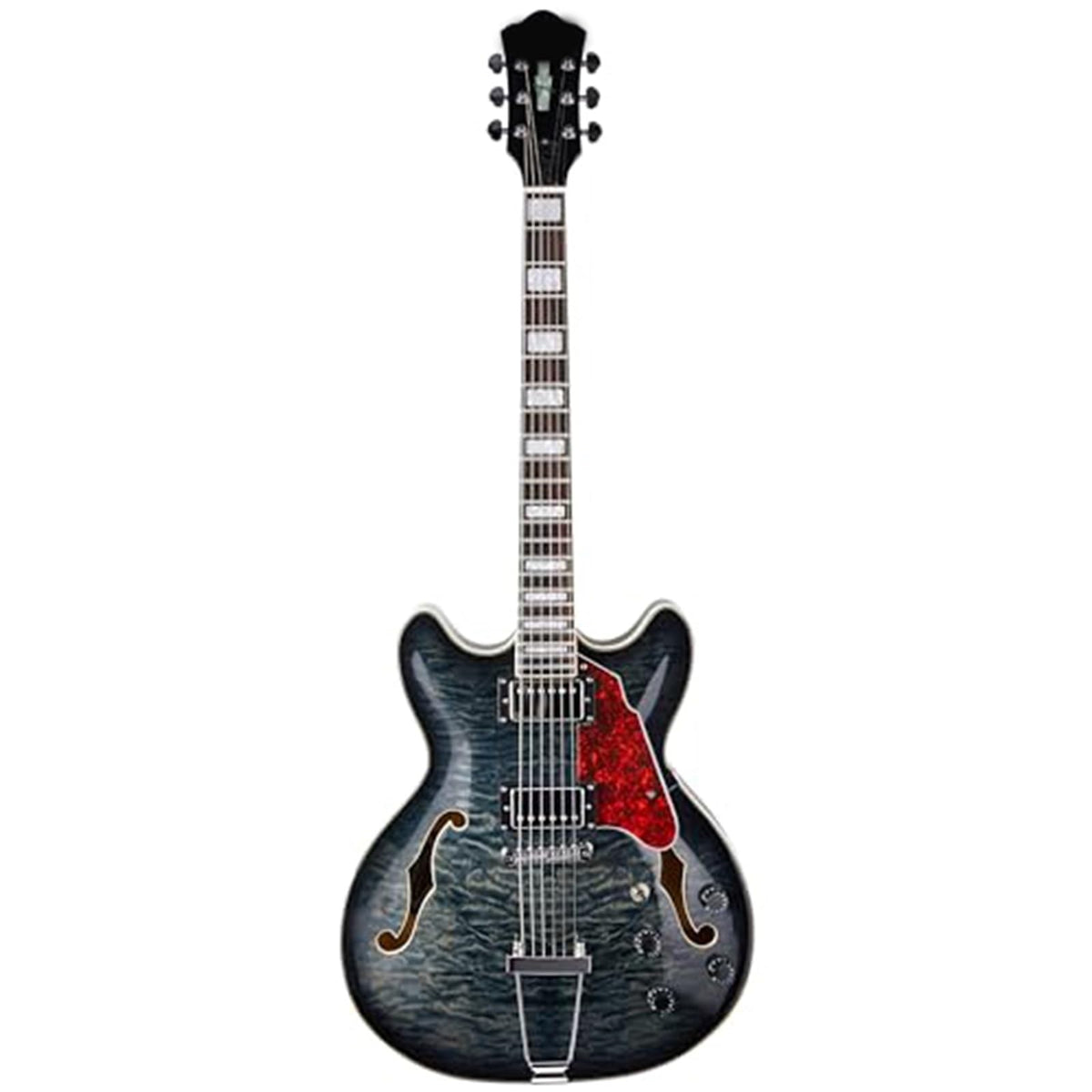 Semi Hollow Electric Guitar with Case Z320403
