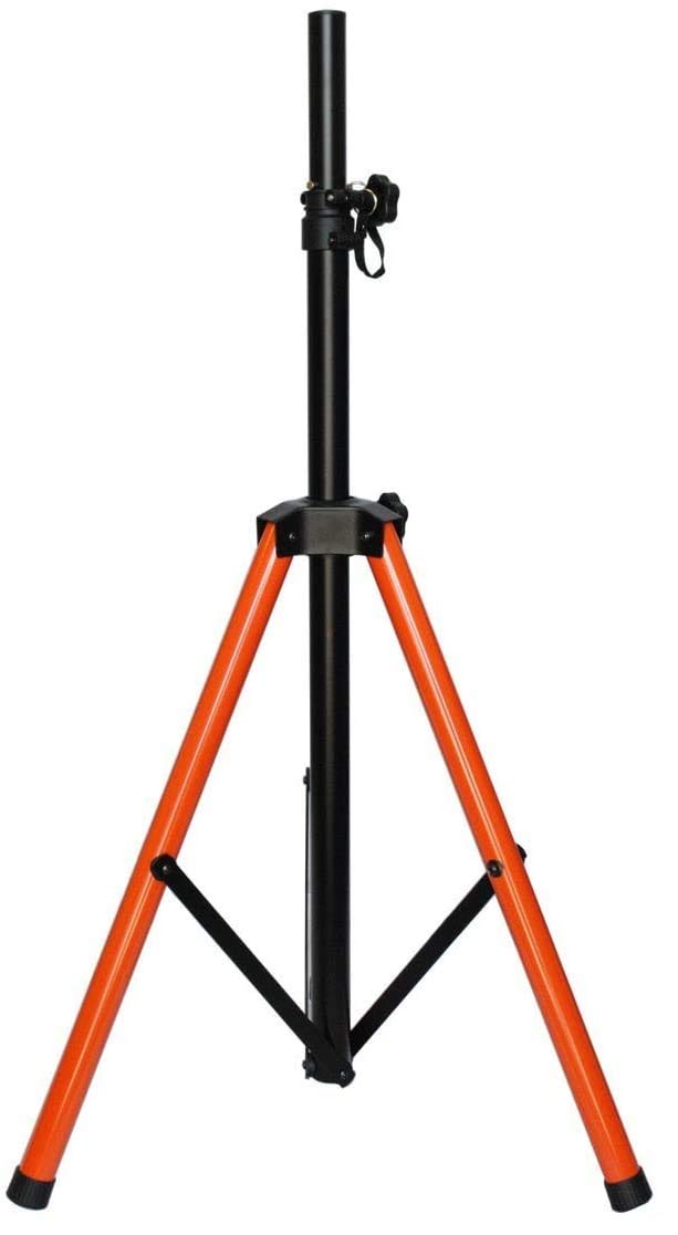 Tripod PA Speaker Stands with Orange Base and 2 Canvas Carrying Bags C656