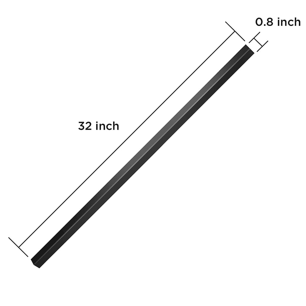 101 Pack 32" Black Metal Balusters D893609