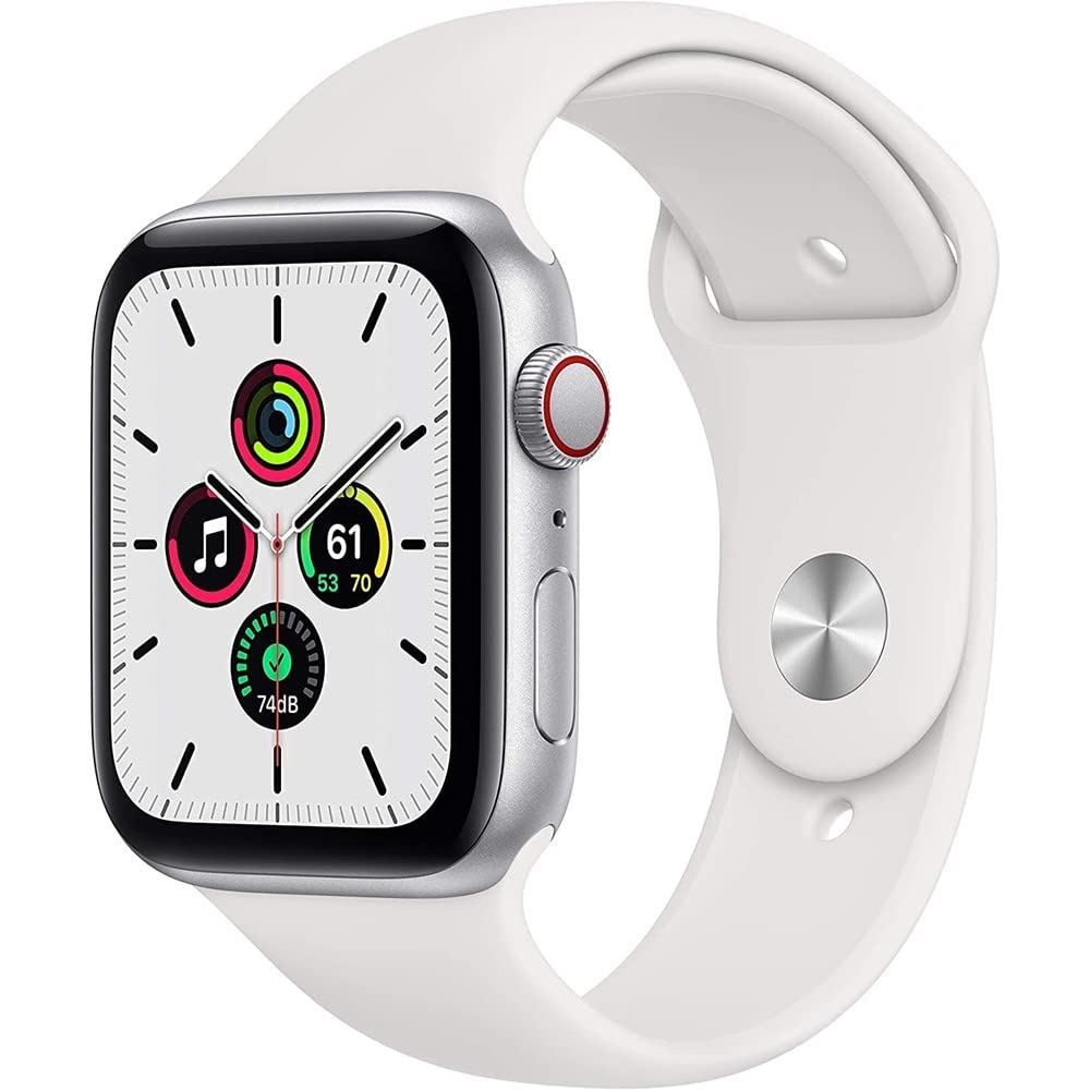 Silver Aluminum Case with White Sport Band 40mm Smartwatch A4504
