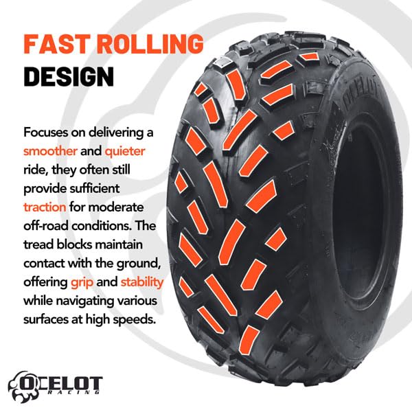 19x7-8 All Terrain 4-Ply ATV Tires Q679