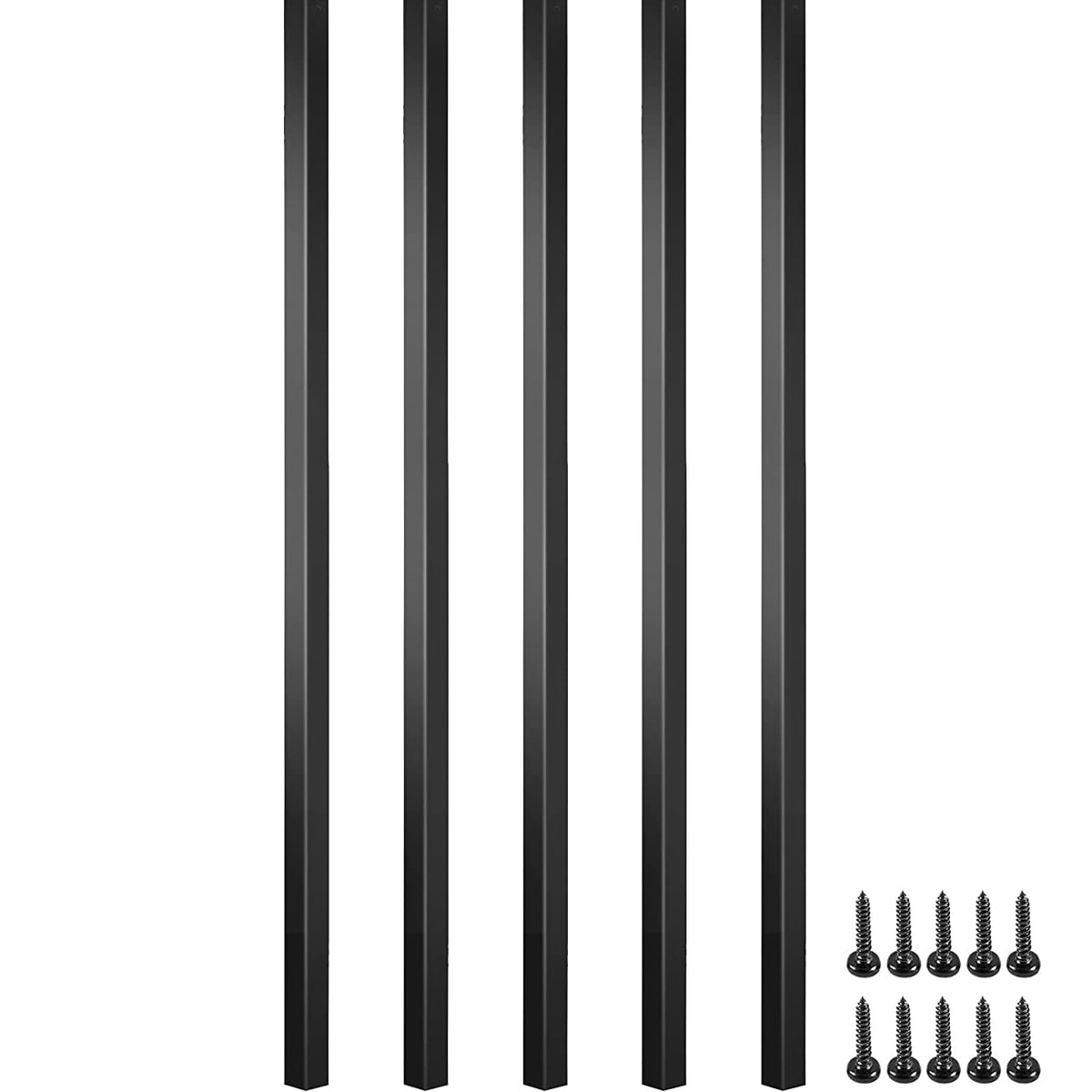 101 Pack 32" Black Metal Balusters D893609