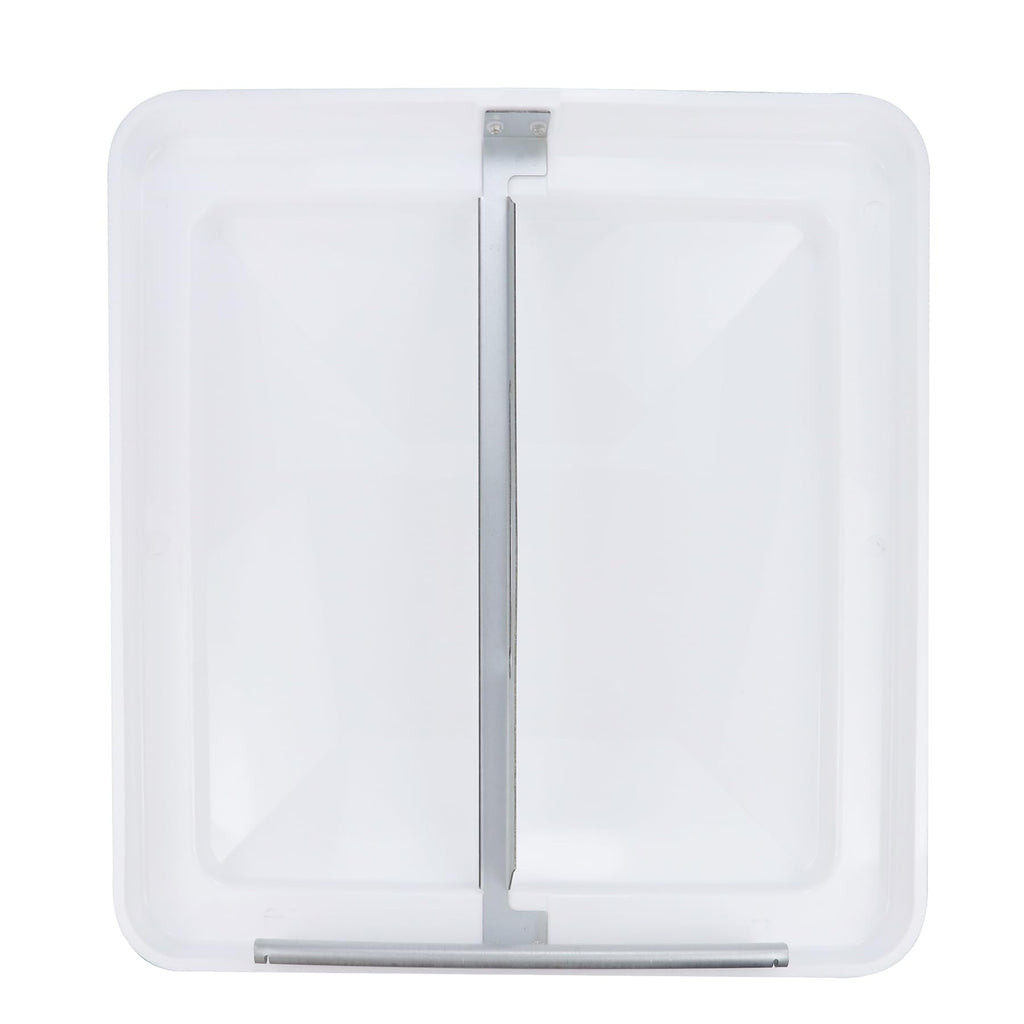 14" White Plastic Square RV Roof Vent Cover P698506