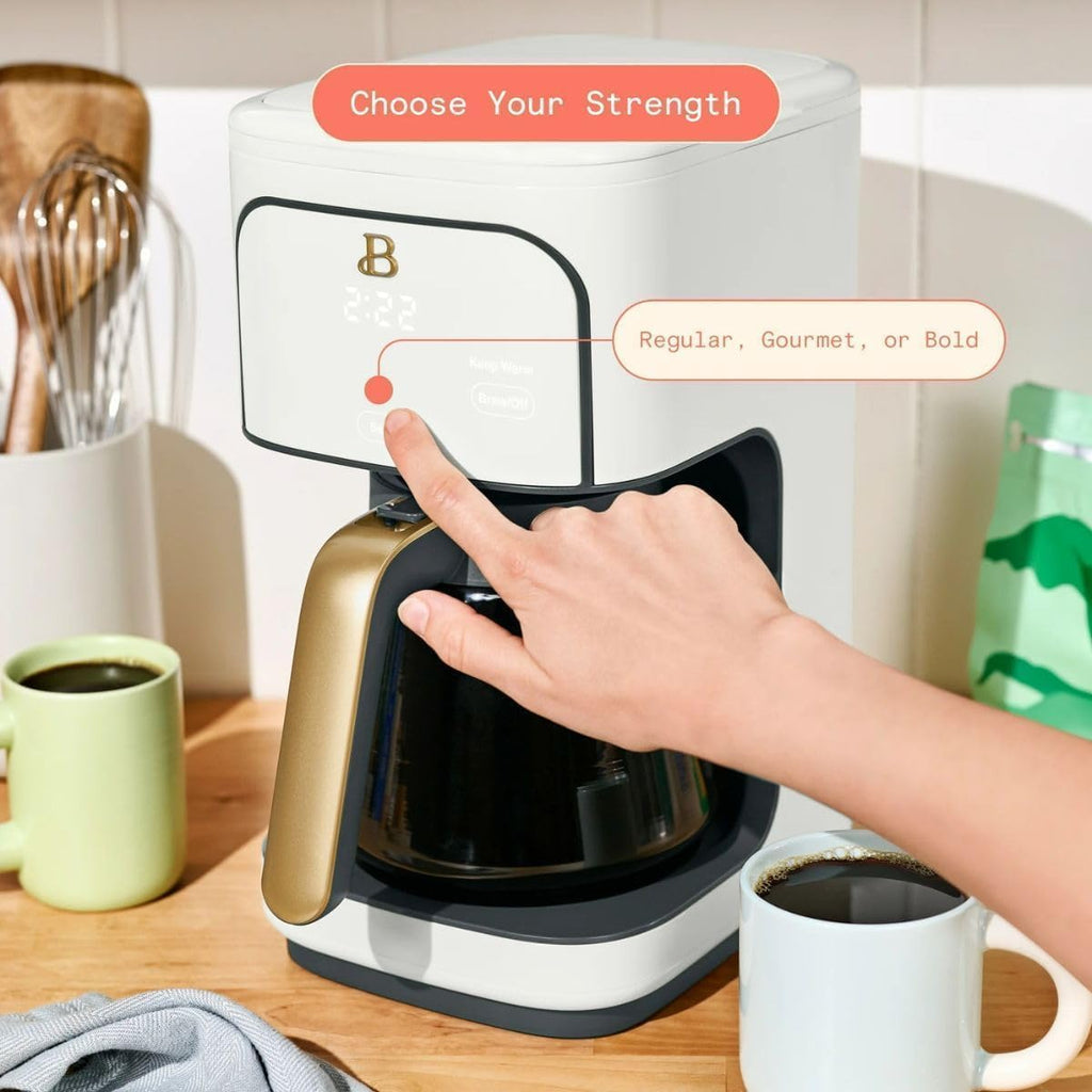 12-Cup Programmable Coffee Maker with Glass Carafe V5039