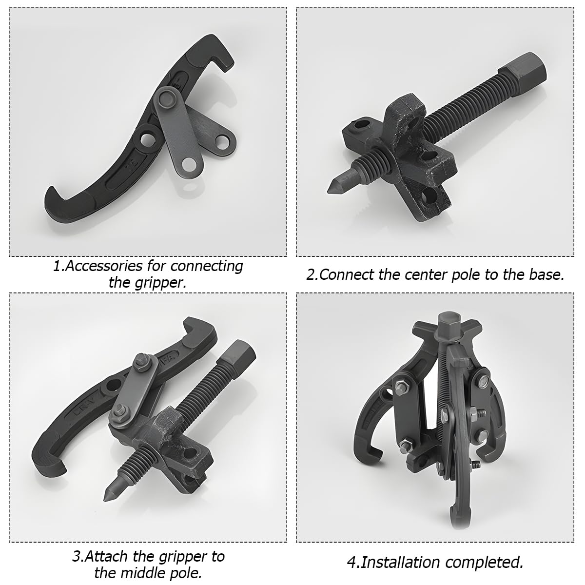 6 Inch 3-Jaw Bearing Puller with Reversible Jaws G722