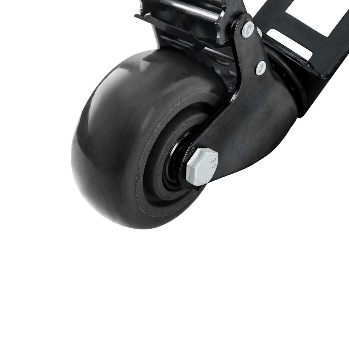 3" Heavy Duty Locking Caster Wheels, 8 PCS, 1000LB Capacity, Black T3413