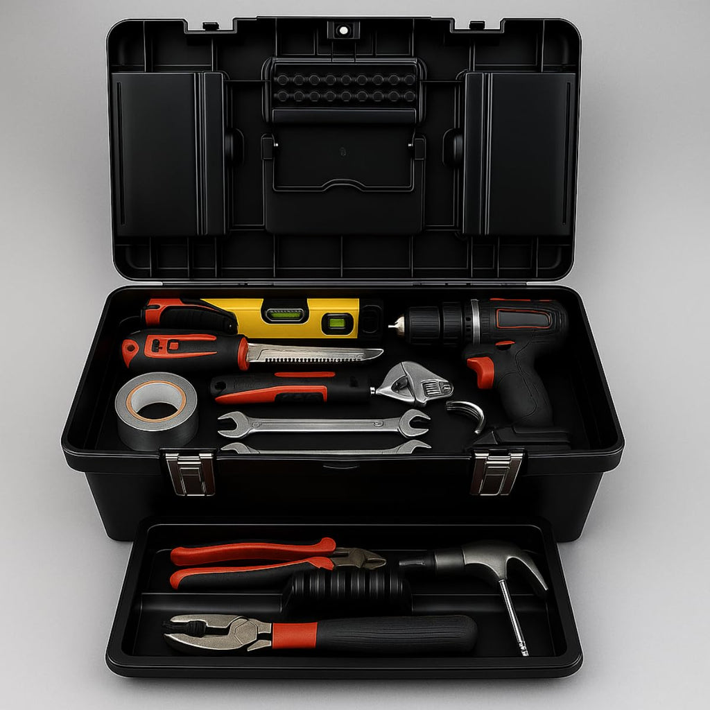 Plastic Tool Box with Metal Latches L35280
