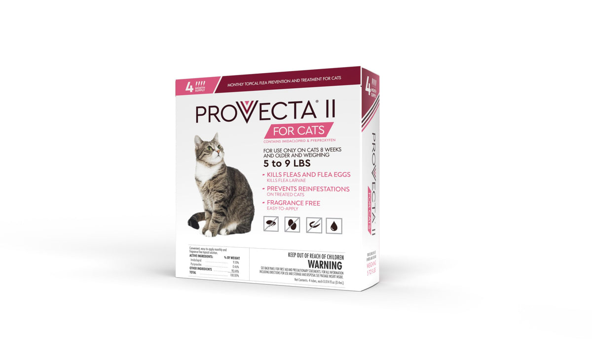Flea Treatment for Small Cats 5-9 lbs, 4-Month Supply E848