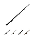 Aluminum Handrail Grab Bar Kit with Steel Brackets, Black 9 Foot I565323