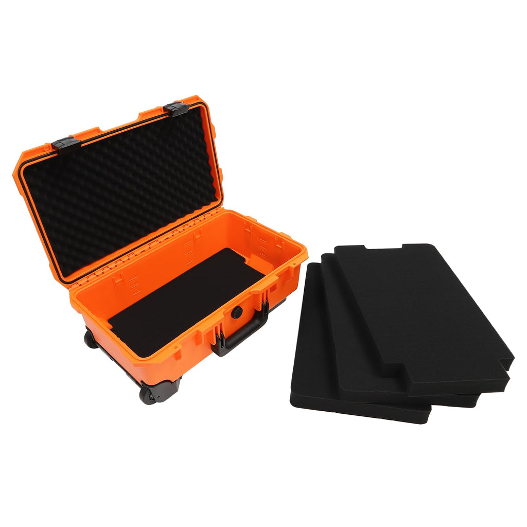 22" Rolling Waterproof Hard Camera Case with Customizable Foam D515489