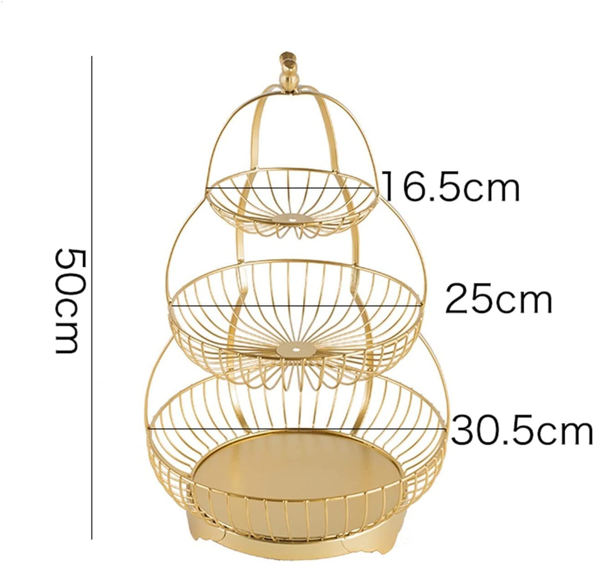 3-Tier Metal Fruit Basket E326972