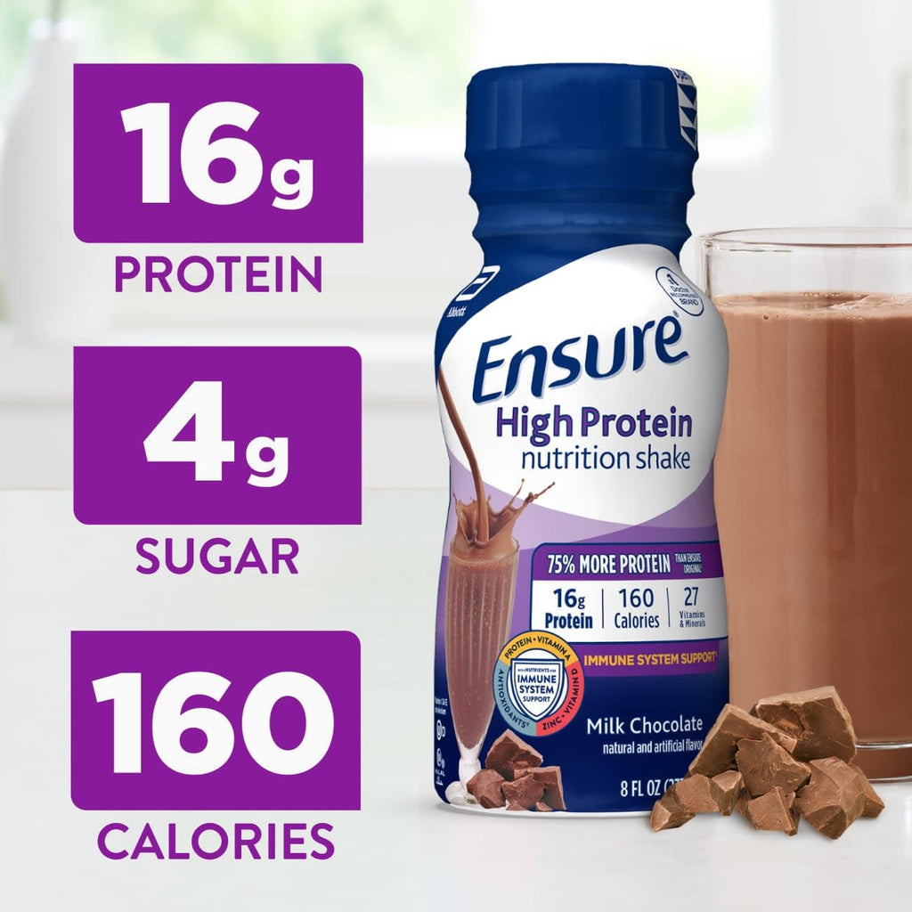 High Protein Milk Chocolate Nutrition Shake 16g Protein 24 Pack Z942