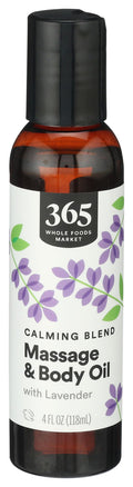 Massage & Body Oil with Lavender, 4 Fl Oz O2427