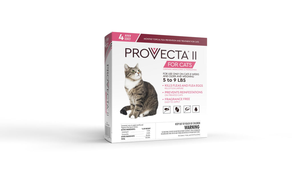 Flea Treatment for Small Cats 5-9 lbs, 4-Month Supply E848