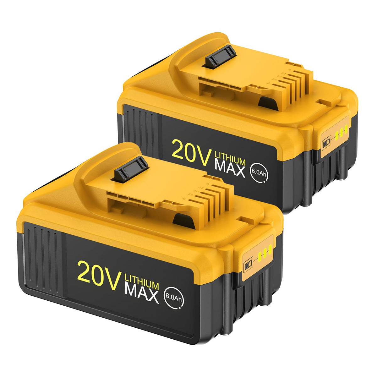 2-Pack 6.0Ah 20V Max Lithium-ion Batteries D8304