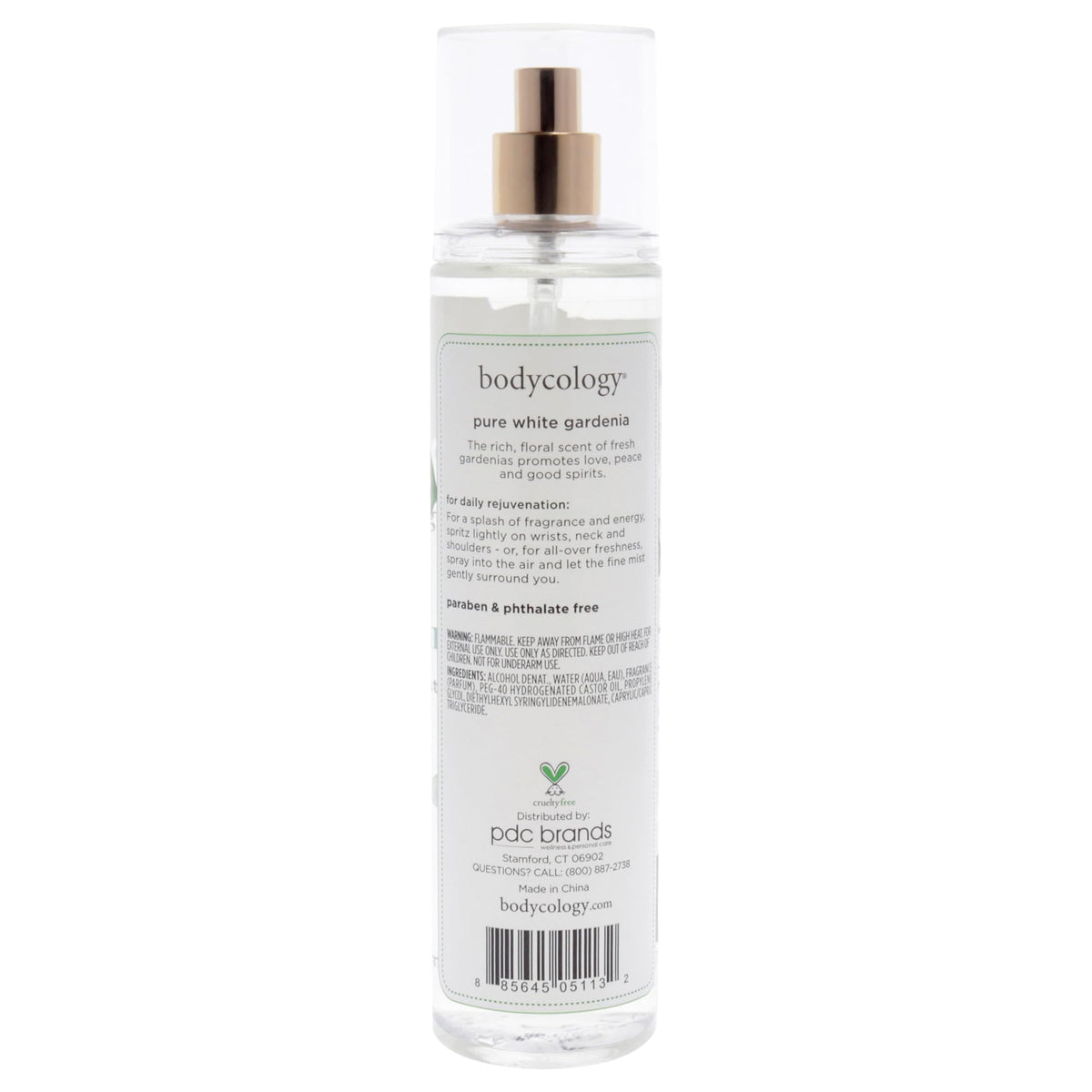 Long-Lasting Fragrance Body Mist, Pure White Gardenia, 8 fl oz O179
