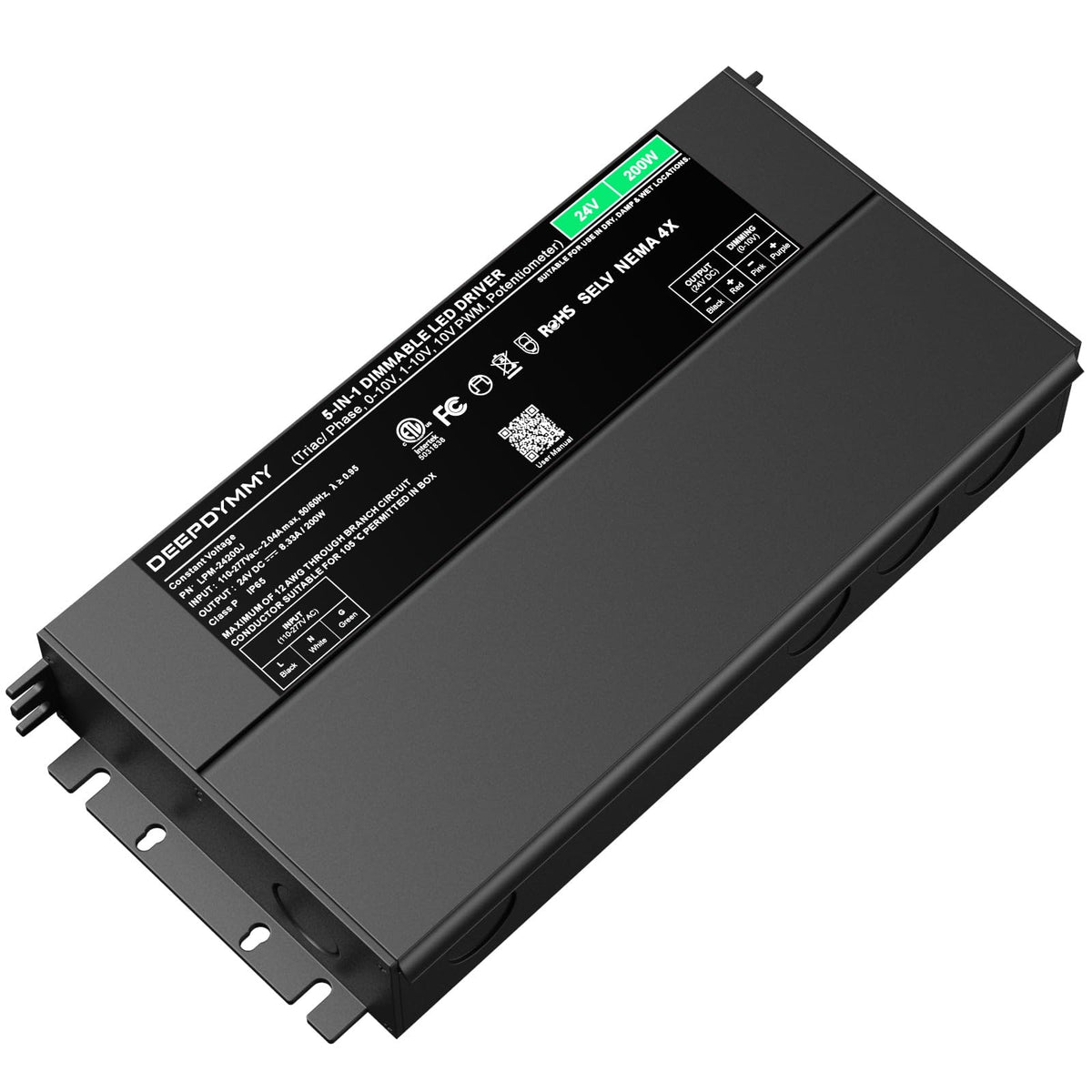 200W 24V Dimmable LED Driver X771078