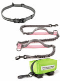 Hands Free Dog Leash for Large Dogs with Poop Bag Dispenser F678408