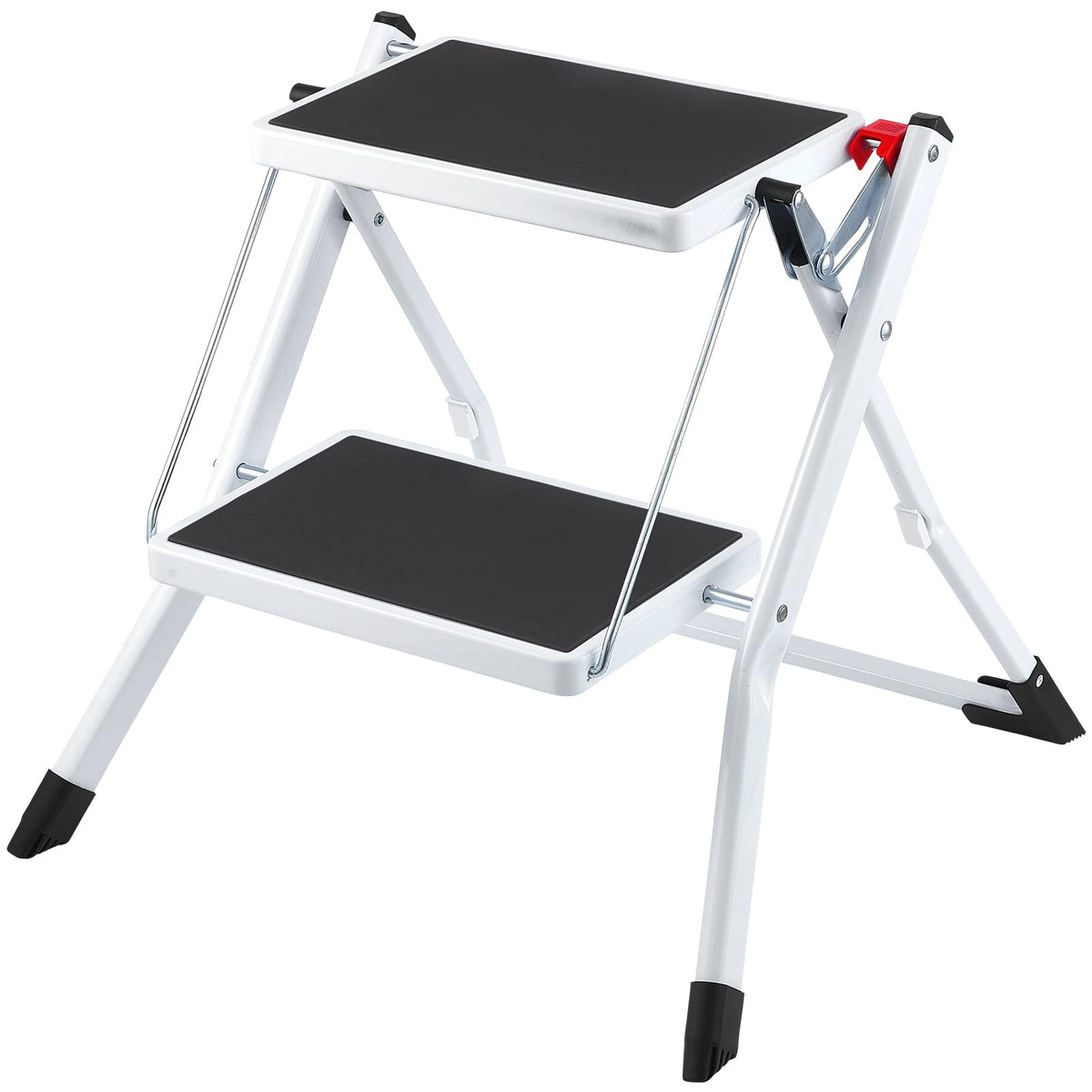 2-Step 330lbs Capacity Folding Steel Step Stool Y888