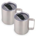 14oz Insulated Stainless Steel Coffee Mug with Lid 2 Pack Y4951