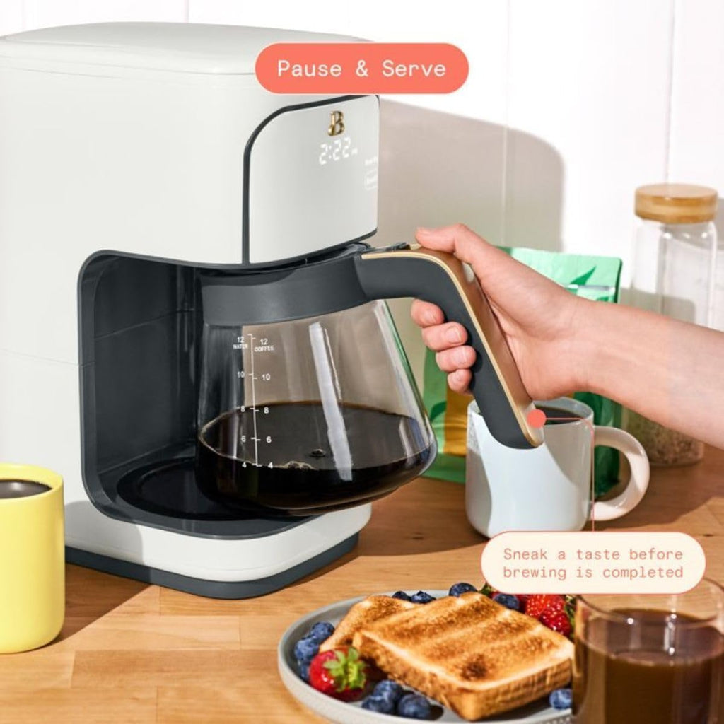 12-Cup Programmable Coffee Maker with Glass Carafe V5039
