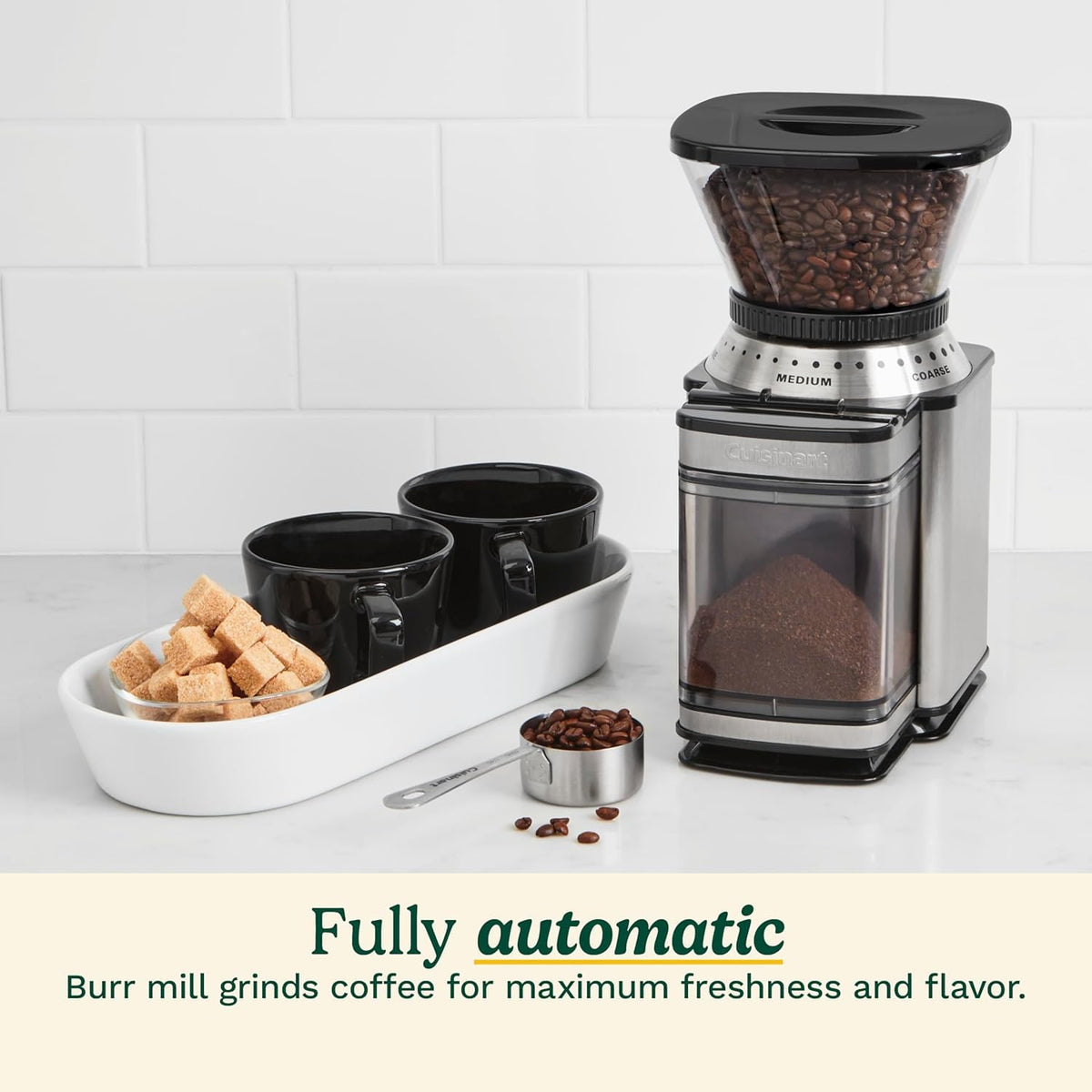 Electric Burr Coffee Grinder with 18-Position Grind Selector I8344