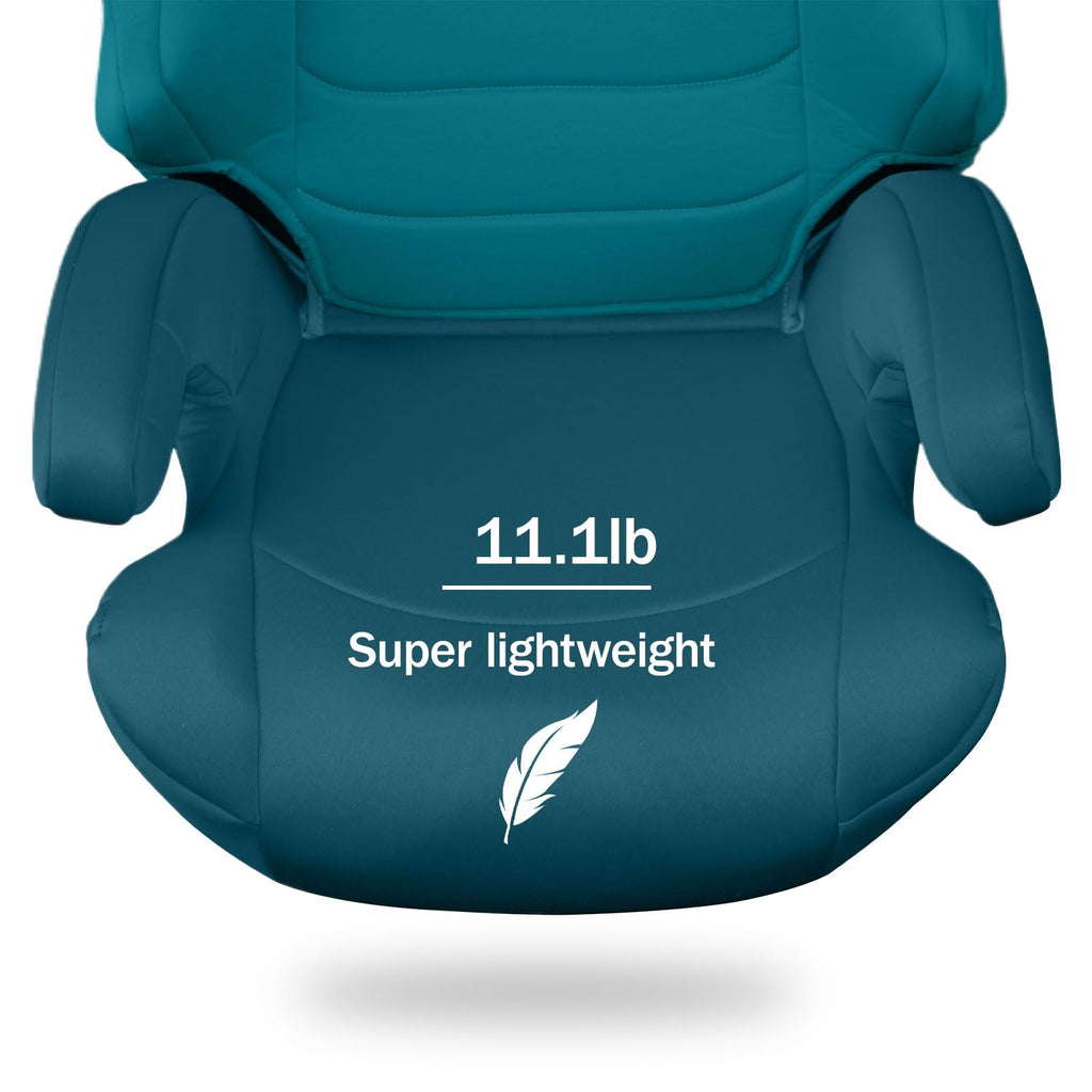High Back Booster Car Seat with Rigid Latch, Blue D20541