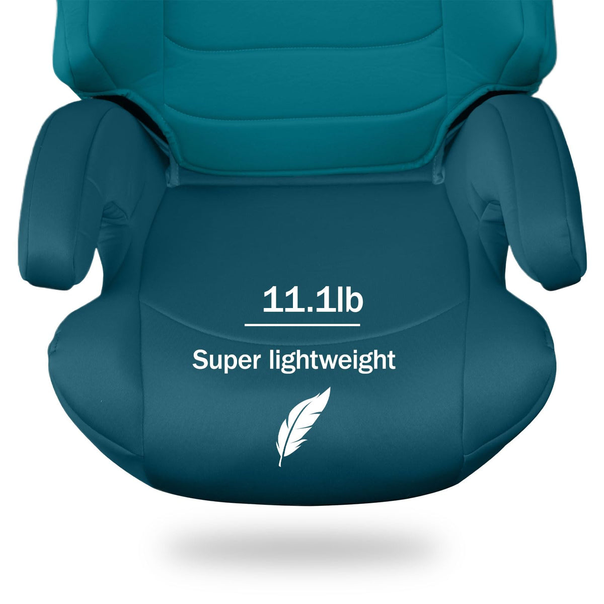 High Back Booster Car Seat with Rigid Latch, Blue D20541