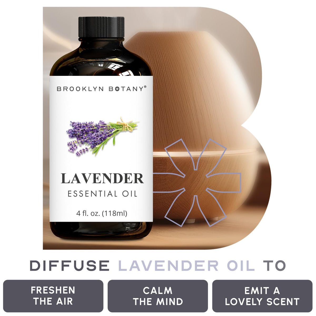 Lavender & Clove Essential Oils 4 Fl Oz Pack of 2 W120197