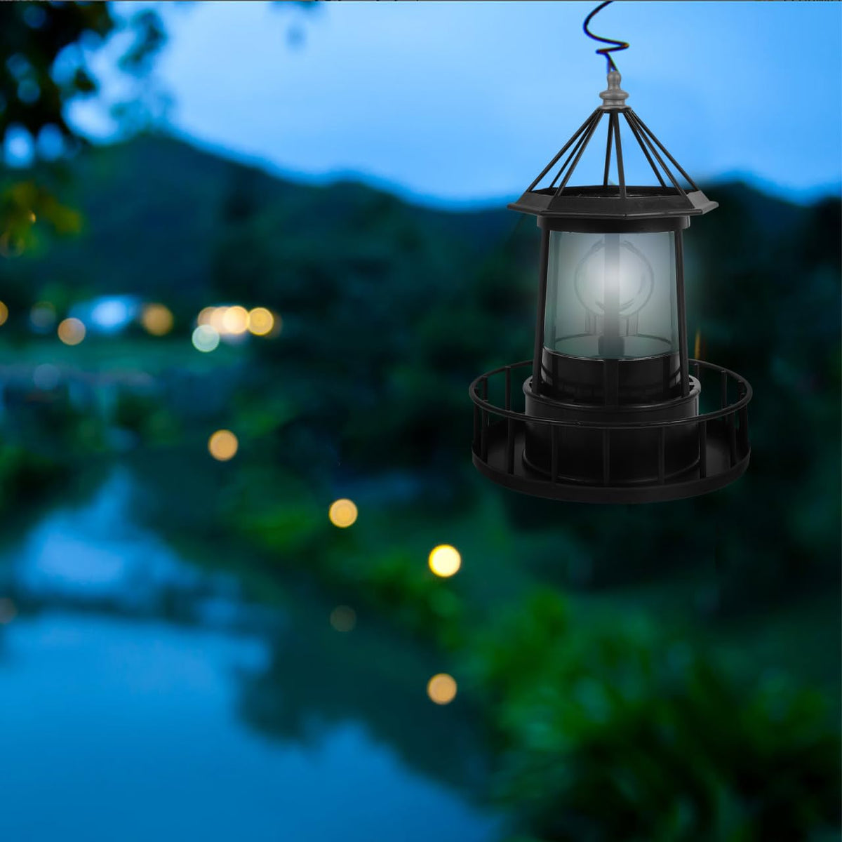 Solar Lighthouse Lamp X70595