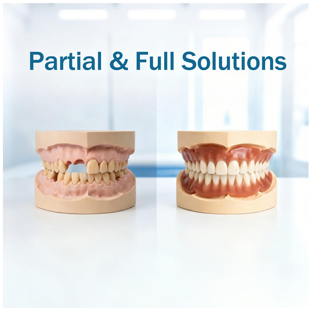 Moldable Temporary False Teeth 2 Sets 28 Pcs F2370