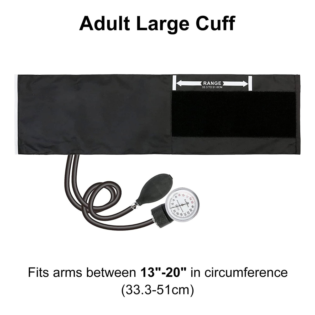 Large Adult Blood Pressure Cuff with Carrying Case K386183