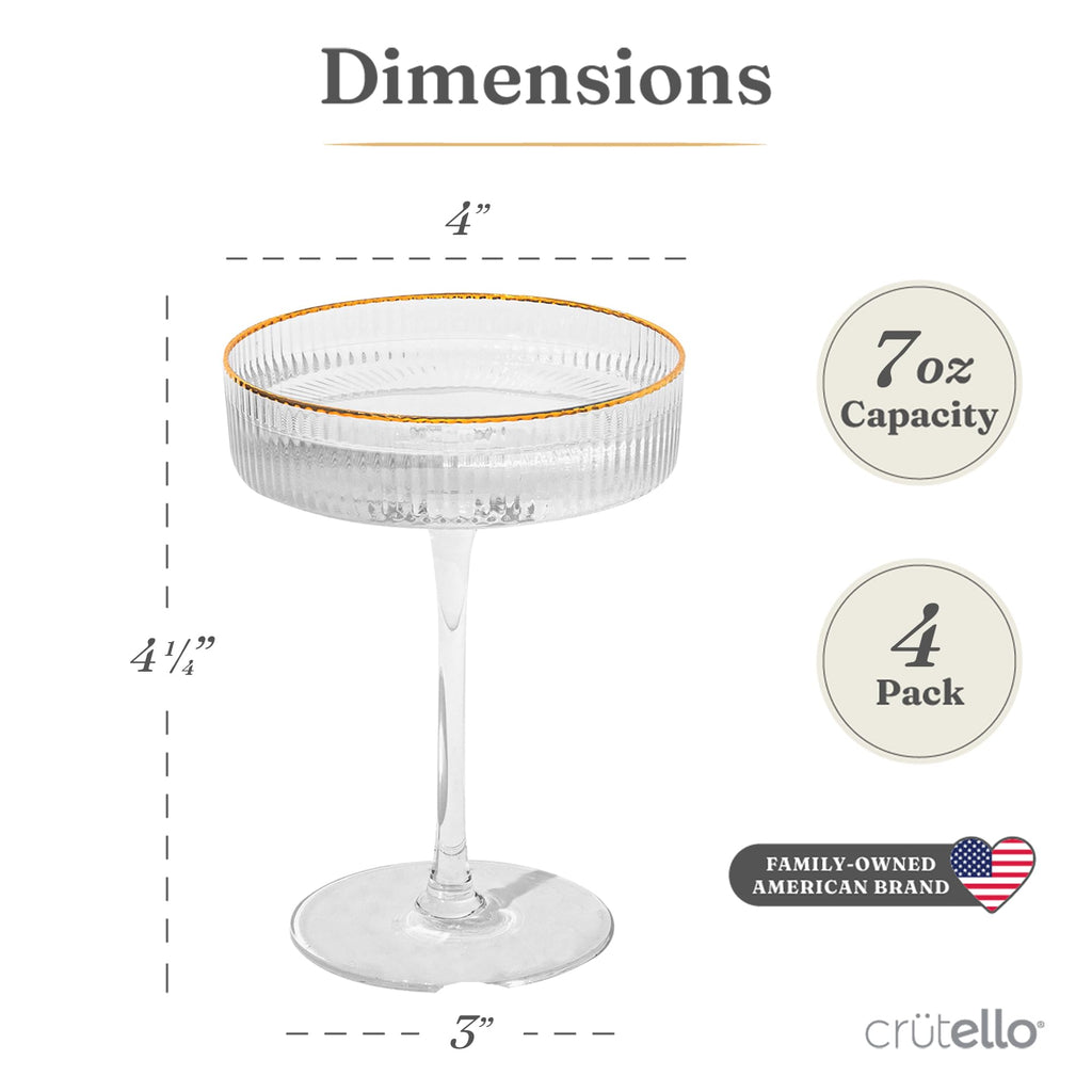 Champagne Coupe Glasses Set of 4 C92768