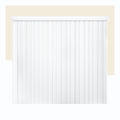 Vertical Blinds Oxford White Vinyl 78" W x 84" H S9018