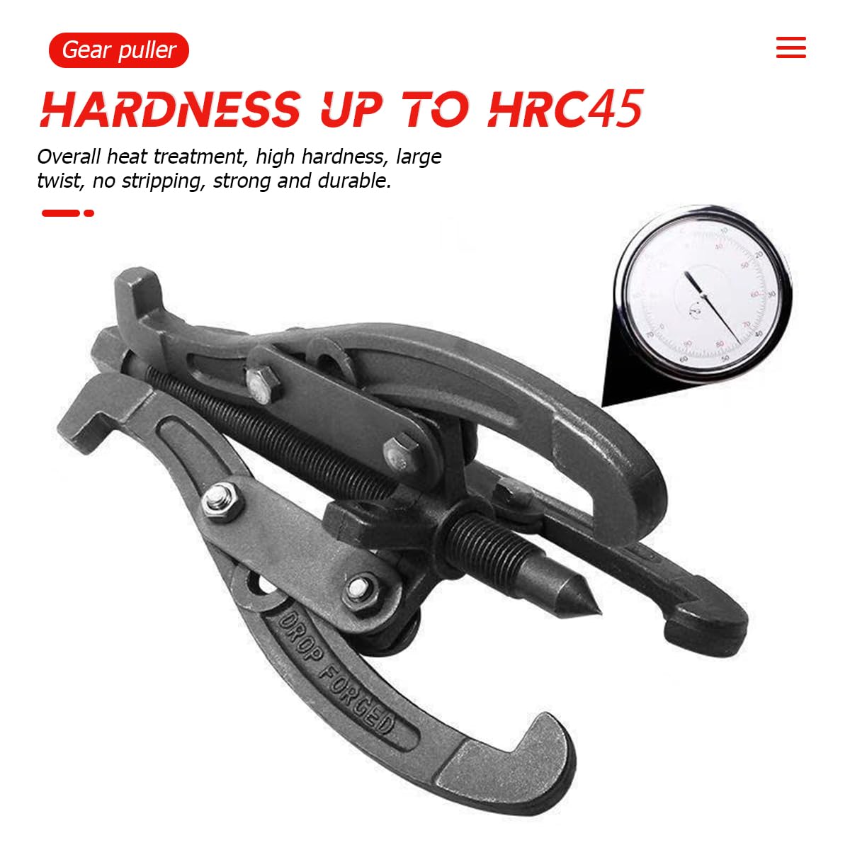 6 Inch 3-Jaw Bearing Puller with Reversible Jaws G722