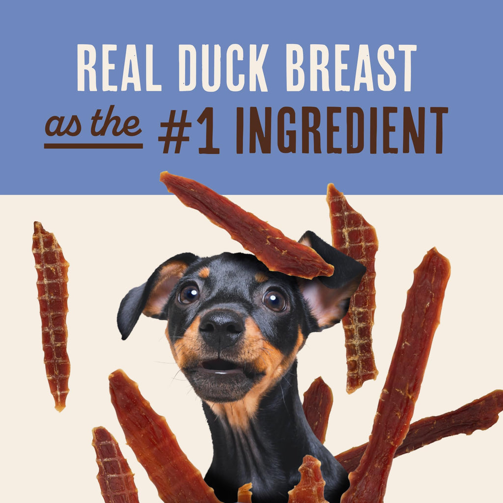 Duck Jerky Dog Treats 12 oz V57308