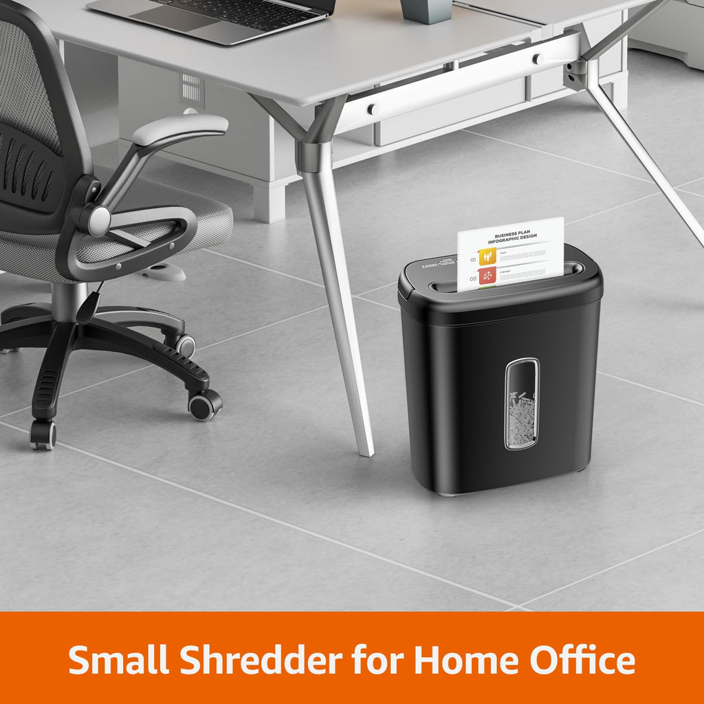 8-Sheet Cross Cut Paper and Credit Card Shredder R370