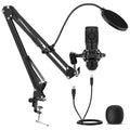 USB Condenser Microphone Kit with Boom Arm Stand W962624
