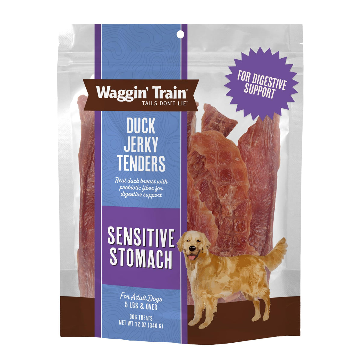 Duck Jerky Dog Treats 12 oz V57308
