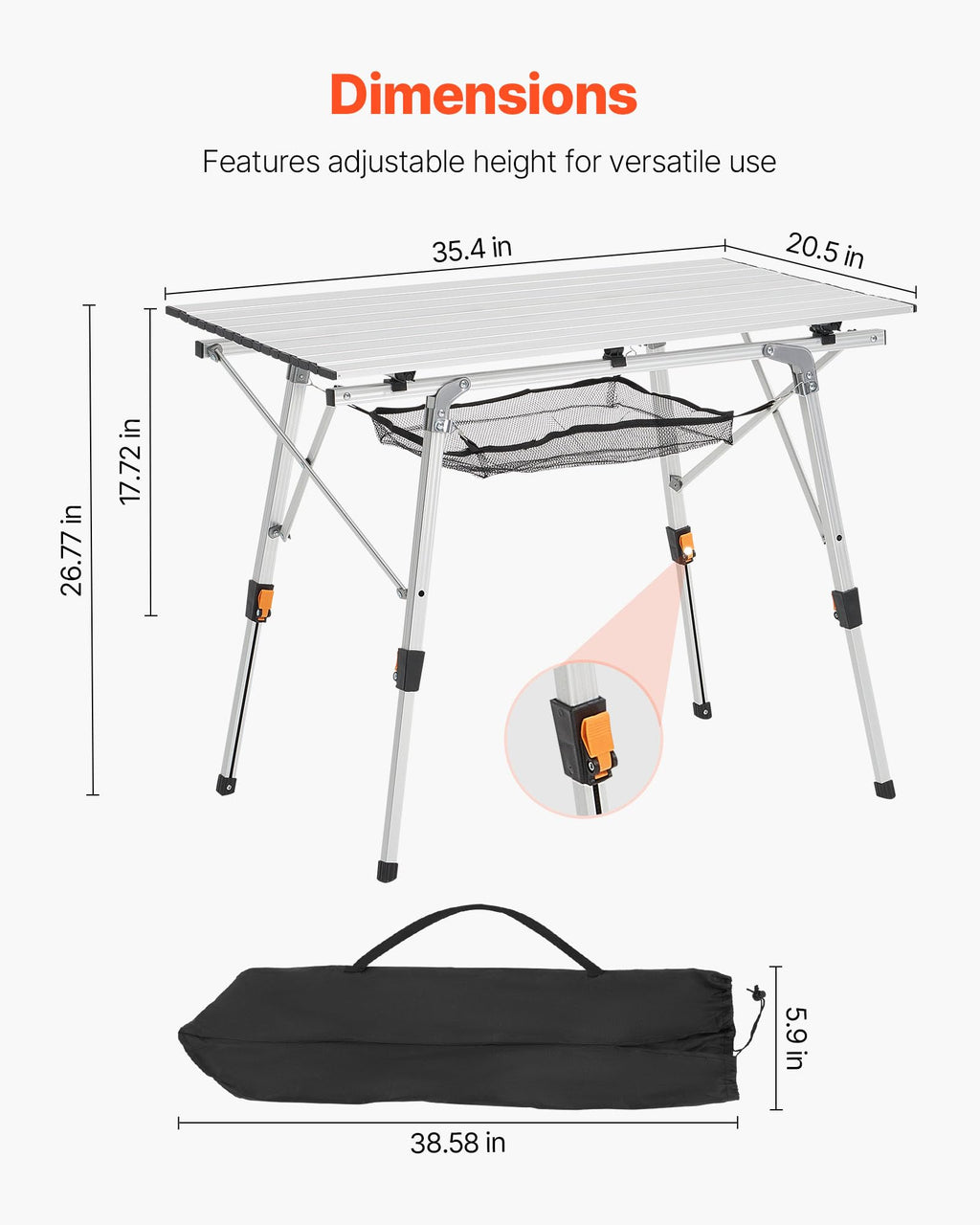 Folding Camping Table D699
