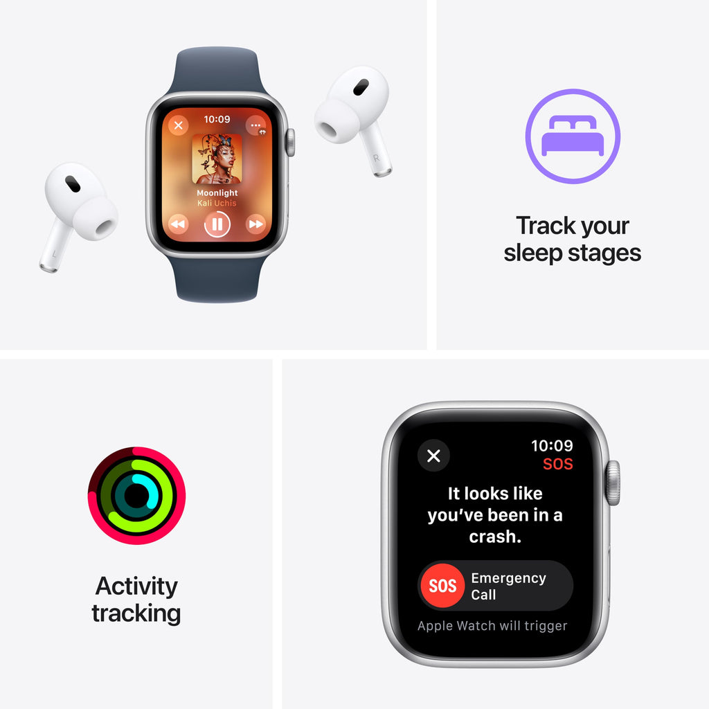 GPS + Cellular 40mm Starlight Aluminum Smartwatch D6919