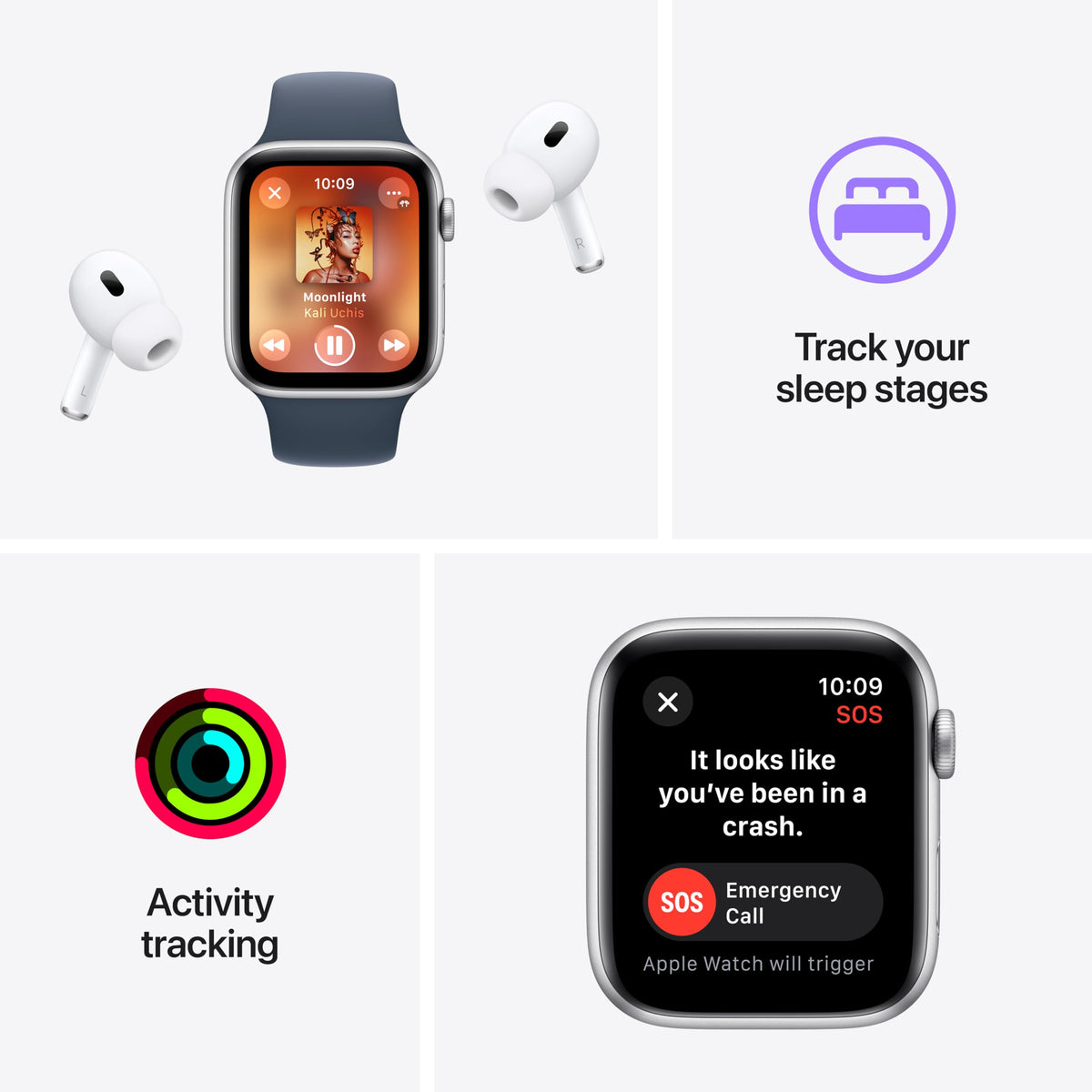 GPS + Cellular 40mm Starlight Aluminum Smartwatch D6919