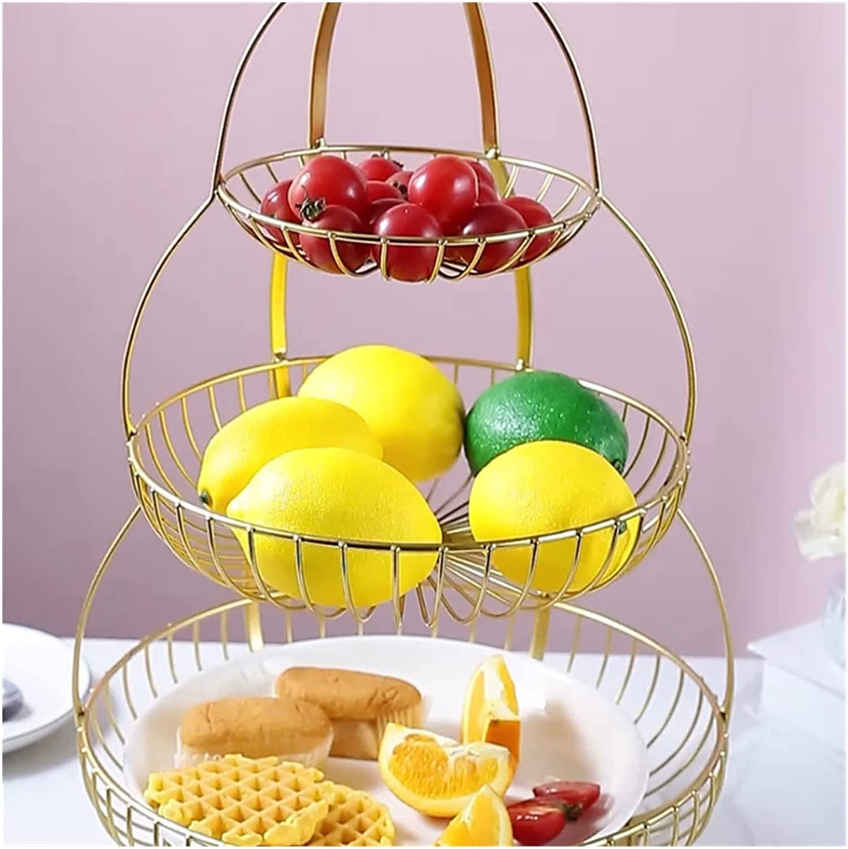 3-Tier Metal Fruit Basket E326972